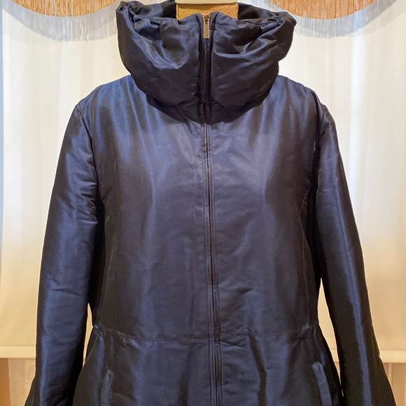 ARMANI Collezioni fabulous unique jacket blue polyester, size M/L - Picture 1 of 13